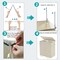 170L Double Laundry Hamper with Lid and Removable Bags, Laundry Basket 2 Section, Double Hampers for Laundry, Large Divided Hamper, Dual Laundry Hamper 2 Section with Handles